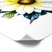 Maltese Waterverf Ai Art voor Hondenbezitters Poster (Hoek)