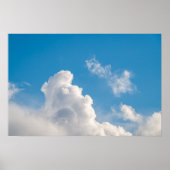 ☁️ Maltese Winter Blau Poster (Voorkant)