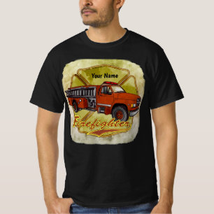 Maltezer brandweerauto brandweerman t-shirt