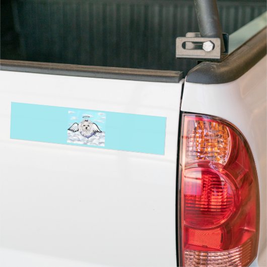Maltezer Engel Bumpersticker (Op Truck)