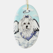 Maltezer Engel Keramisch Ornament (Rechts)