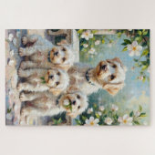 Maltezer Gardenia Tuin Kunst Legpuzzel (Horizontaal)