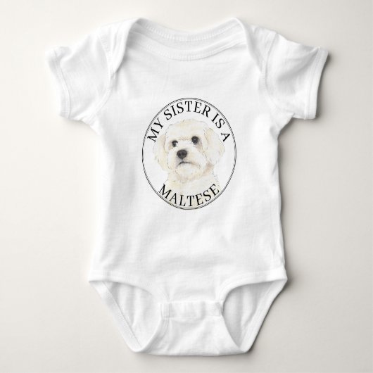 Maltezer grote zus romper (Voorkant)