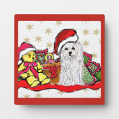 Maltezer hond fotoplaat (Voorkant)