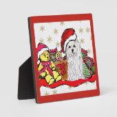 Maltezer hond fotoplaat (Voorkant)