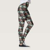 Maltezer Hond in Sneeuw Kerstmis Leggings (Rechts)