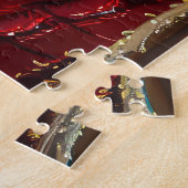 Maltezer Hond Kerst Feestelijk Legpuzzel (Zijkant)