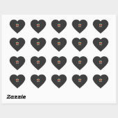 Maltezer Hond Retro Zonsondergang Afleid Hart Sticker (Vel)