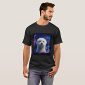 Maltezer Hond Ruimte T-shirt (Voorkant volledig)
