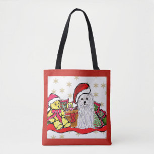 Maltezer hond tote bag