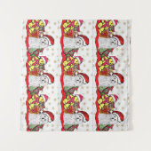 Maltezer Hond Wandkleed (Voorkant (horizontaal))