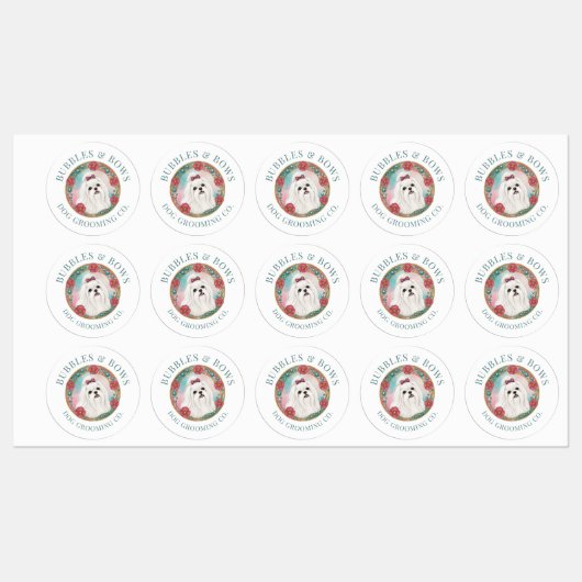 Maltezer Hond Waterdichte Sticker Vellen (Vel)