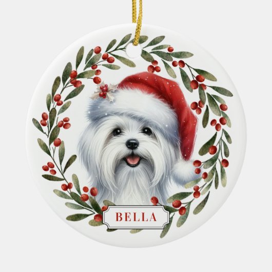 Maltezer Keramische Cirkel Ornament (Voorkant)