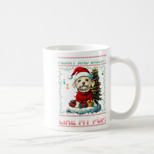 Maltezer Kerstboom Lichtjes Decoraties Hond Liefde Koffiemok