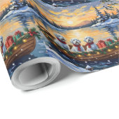 Maltezer Kerstboot Vakantie Cadeaupapier (Rol Hoek)