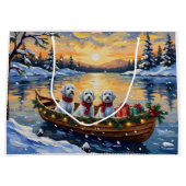 Maltezer Kerstboot Vakantie Groot Cadeauzakje (Voorkant)