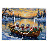 Maltezer Kerstboot Vakantie Groot Cadeauzakje (Achterkant)