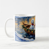 Maltezer Kerstboot Vakantie Koffiemok (Links)