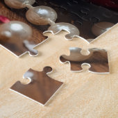 Maltezer Koninklijke Kerstmis Dieprode Hoed Legpuzzel (Zijkant)