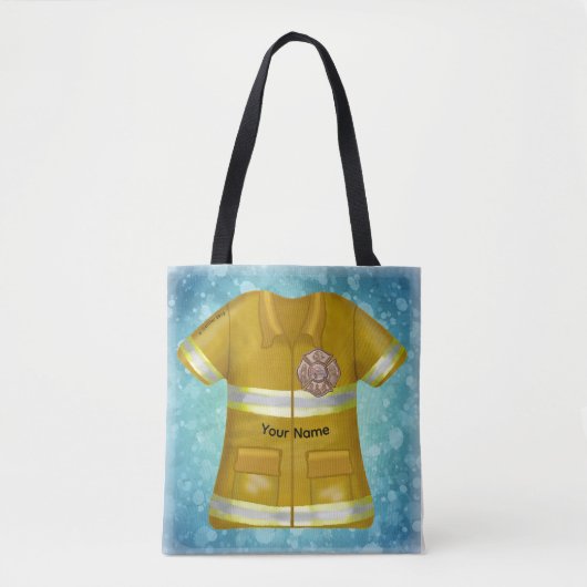 Maltezer Kruis Brandweerman Tote Bag (Voorkant)