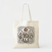 Maltezer kruis brandweerman tote bag (Voorkant)