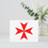 Maltezer Kruis Briefkaart (Staand voorkant)