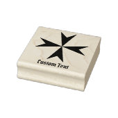 Maltezer Kruis Symbool Rubberstempel (Stempel)