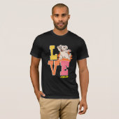 Maltezer liefhebbers schattige kleur t-shirt (Voorkant volledig)