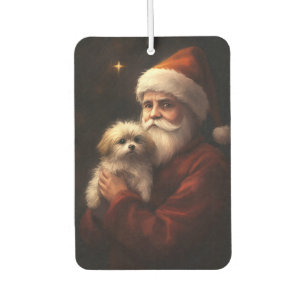 Maltezer met Kerstman Feestelijke Kerstmis Luchtverfrisser