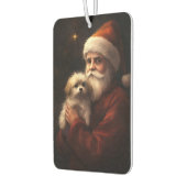Maltezer met Kerstman Feestelijke Kerstmis Luchtverfrisser (Links)