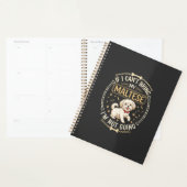 Maltezer Niet Gaande Hond Rode Strik Botten Frame Planner (Display)