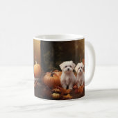 Maltezer Puppy Autumn Delight Pumpkin Koffiemok (Voorkant rechts)