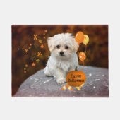 Maltezer Puppy, Halloween Feest, Deurmat (Voorkant)