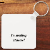 Maltezer Puppy Sleutelhanger (Achterkant)