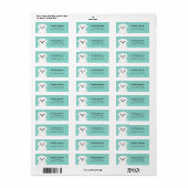 Maltezer retouradreslabels etiket (Full Sheet)