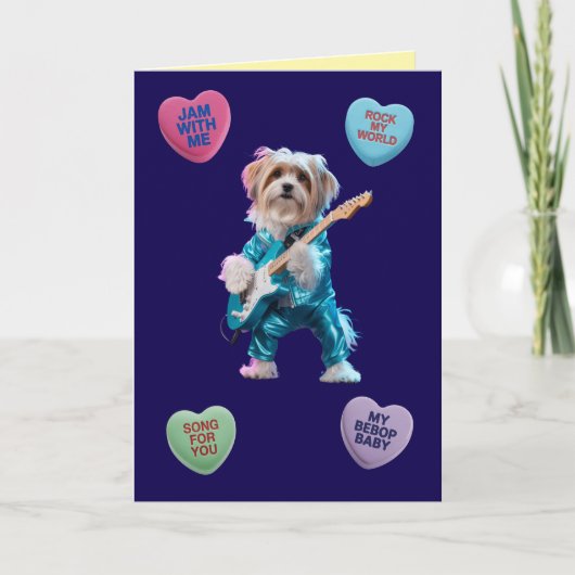 Maltezer Rocker Valentijnkaart Feestdagen Kaart (Voorkant)