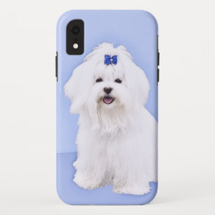 Maltezer Schilderij - Lieve Originele Hond Kunst Case-Mate iPhone Case