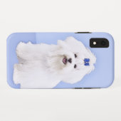 Maltezer Schilderij - Lieve Originele Hond Kunst Case-Mate iPhone Case (Achterkant (horizontaal))