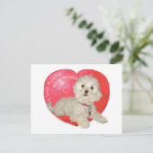 Maltezer Valentijnsdag Feestdagenkaart (Staand voorkant)