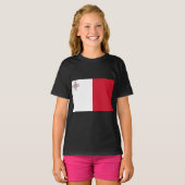 Maltezer vlag t-shirt (Voorkant volledig)