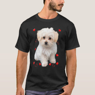 Maltezer Welpen Hartjes T-shirt