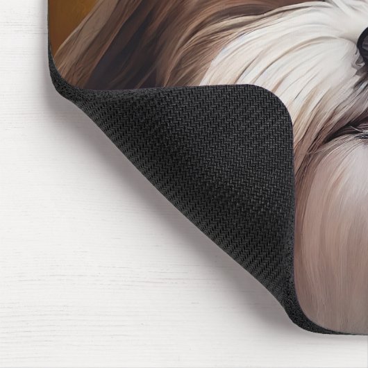 Malti Tzu Dog in St. Patrick's Day Dress Muismat (Hoek)