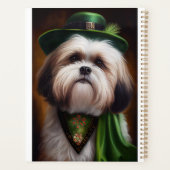 Malti Tzu Dog in St. Patrick's Day Dress Planner (Achterkant)