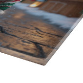 Malti Tzu Dogs Christmas Snow Holiday Snijplank (Hoek)