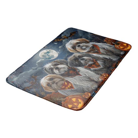 Malti Tzu Halloween Spooky Badmat (Gekanteld)