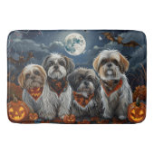Malti Tzu Halloween Spooky Badmat (Voorkant)