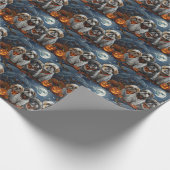 Malti Tzu Halloween Spooky Cadeaupapier (Hoek)