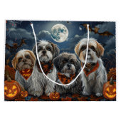 Malti Tzu Halloween Spooky Groot Cadeauzakje (Achterkant)
