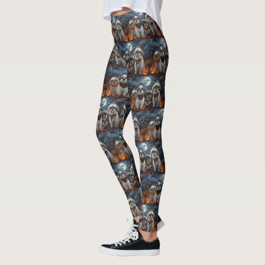 Malti Tzu Halloween Spooky Leggings (Links)