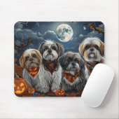 Malti Tzu Halloween Spooky Muismat (Met muis)